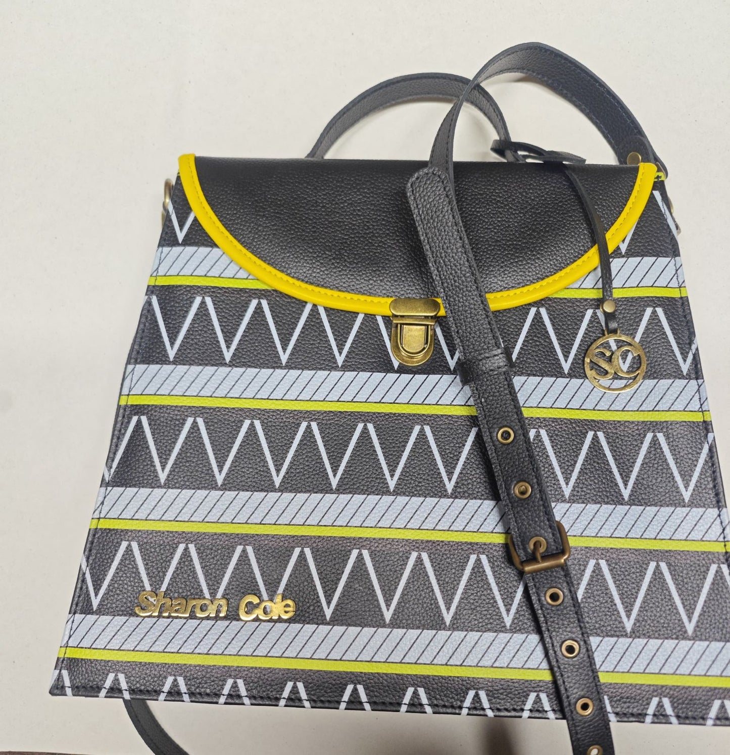 Sharon Cole Genuine Leather Designer Handbags