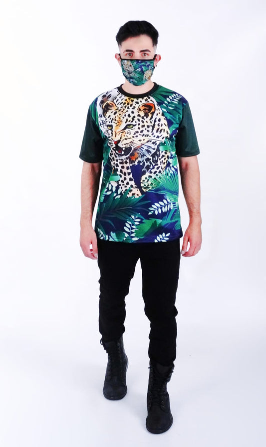 Tiger In The Grass Tee image 0