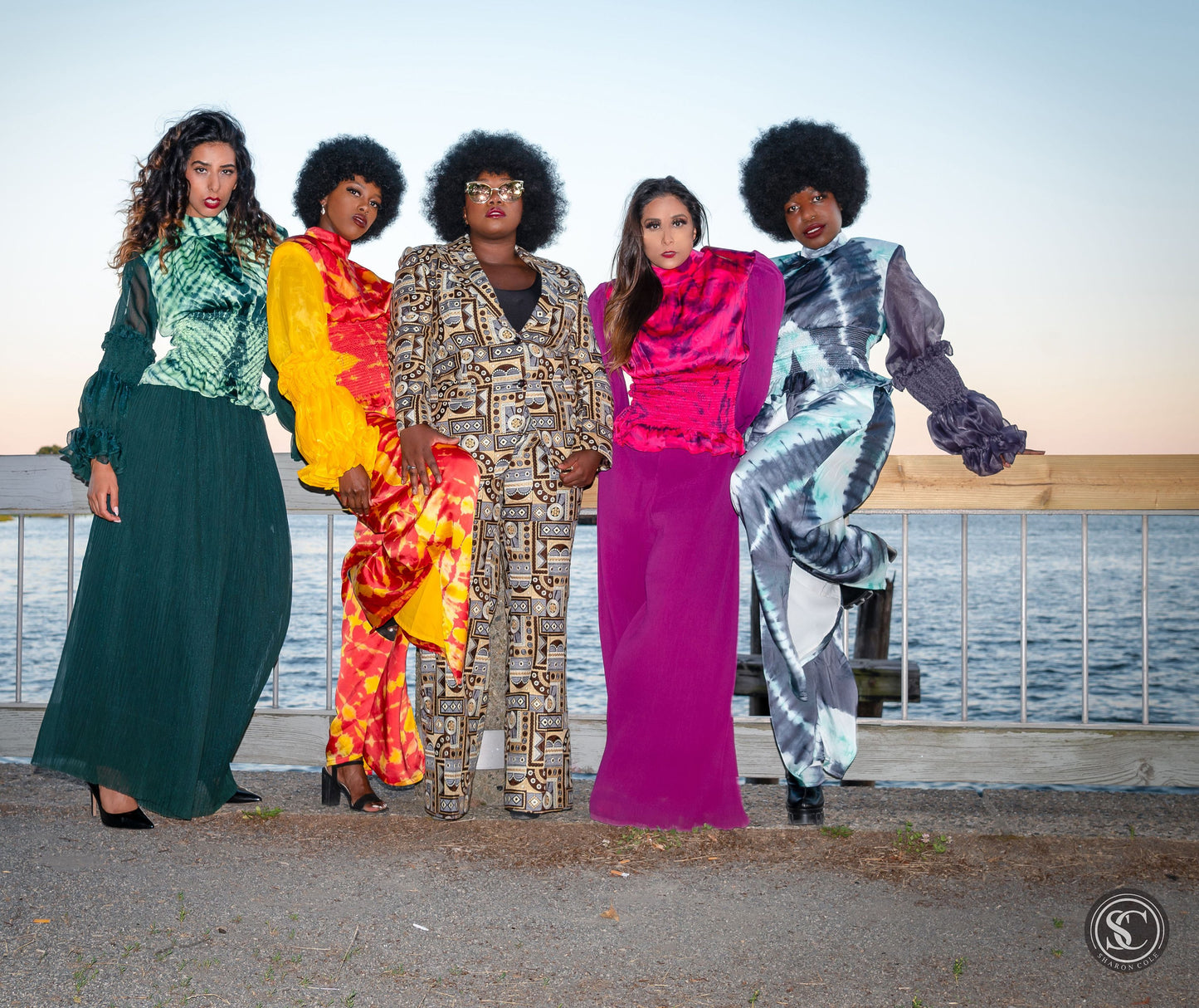 Luna-B, 2-Piece Blouse+Pleated Palazzo image 5