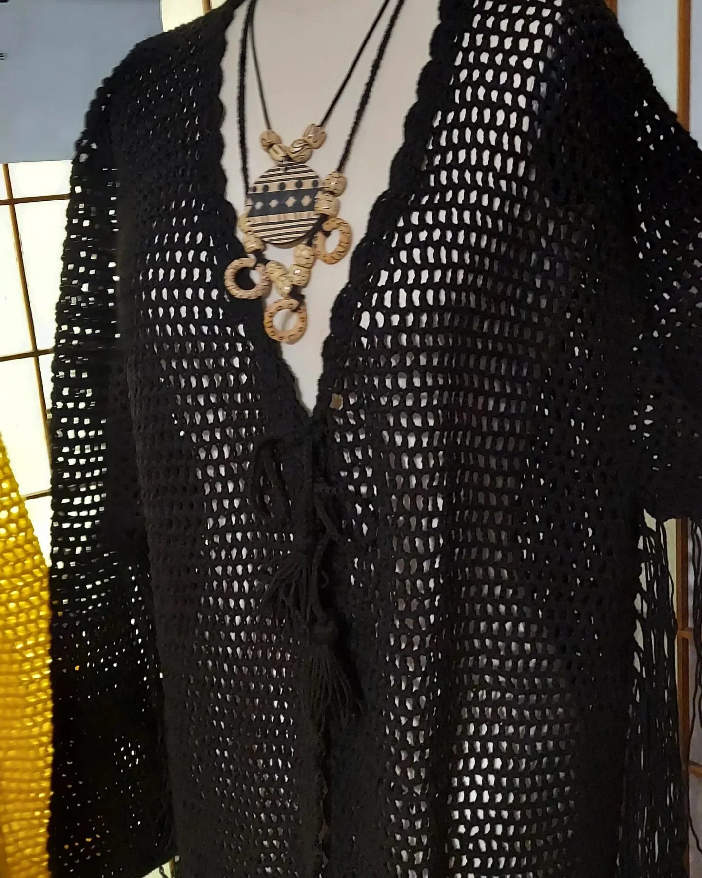 Wooden Art Bead  image 1