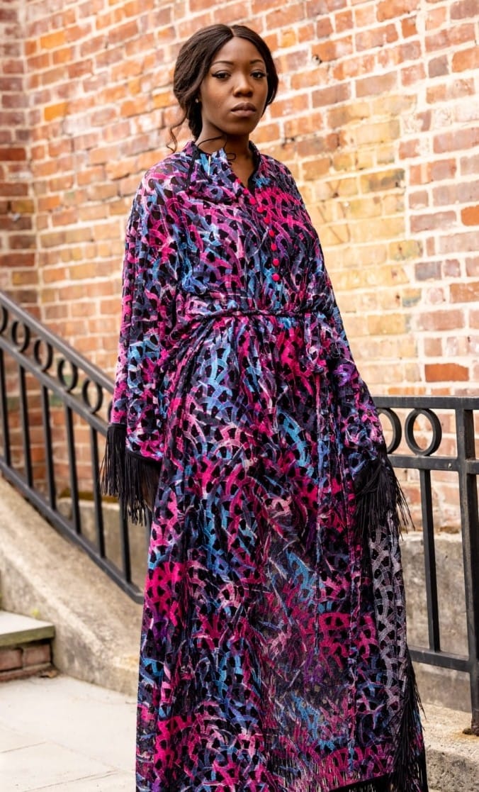 Multi Coloured Caftan image 2