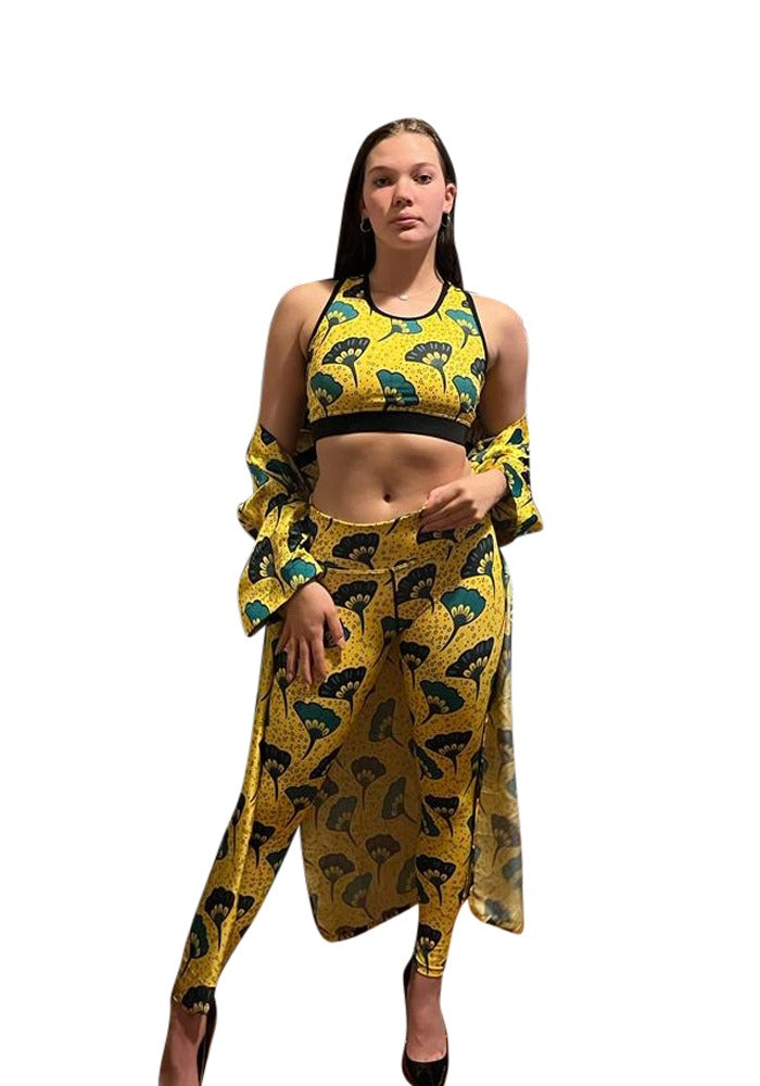 Sumaya-D-Yellow ethnic Print image 3