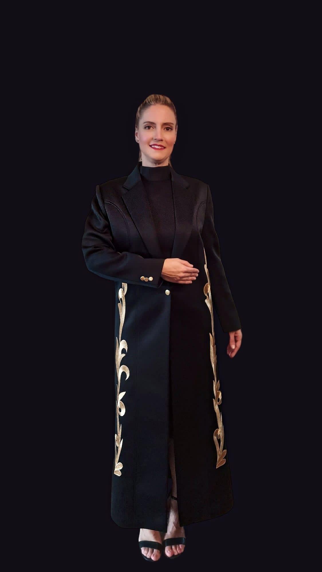 Neoprene Trench Coat image 9