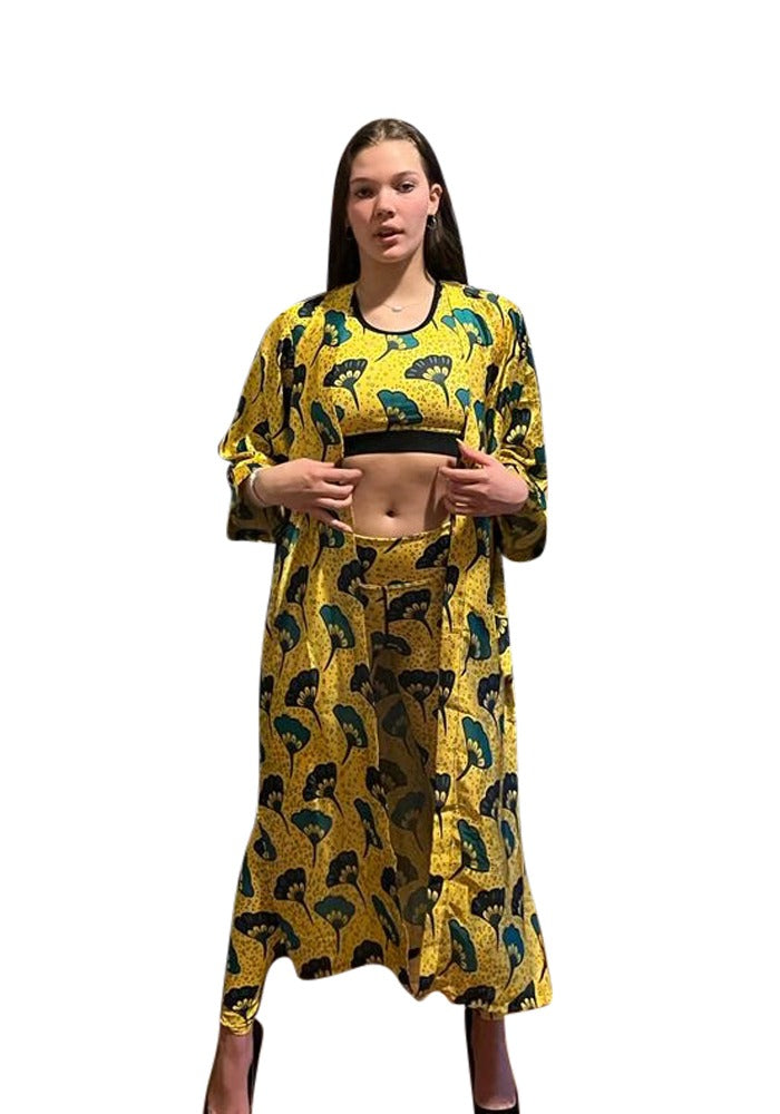 Sumaya-D-Yellow ethnic Print image 5