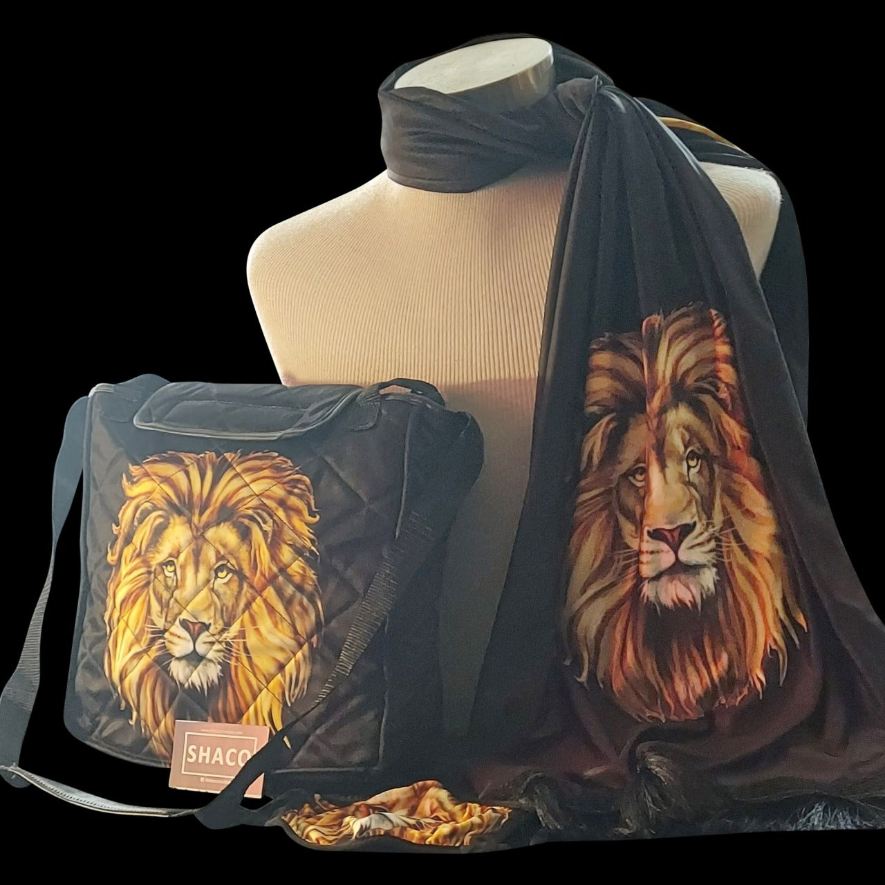 Lion Head Accent Scarf image 0