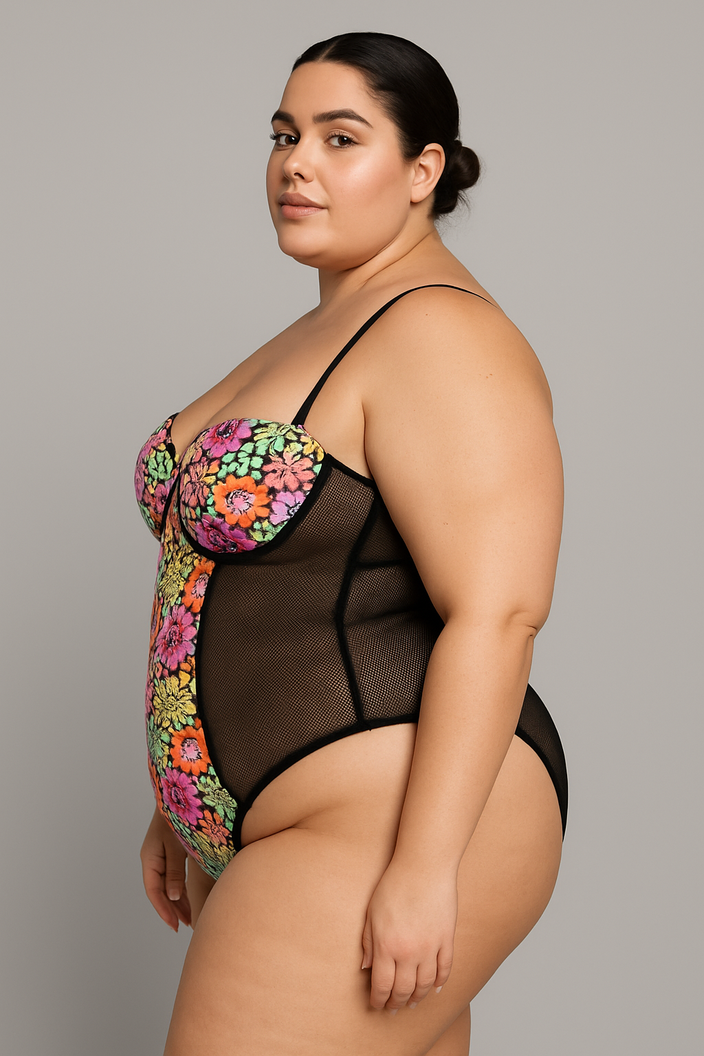 Jasmin Power Mesh One-Piece Swimsuit | Sharon Cole Designs