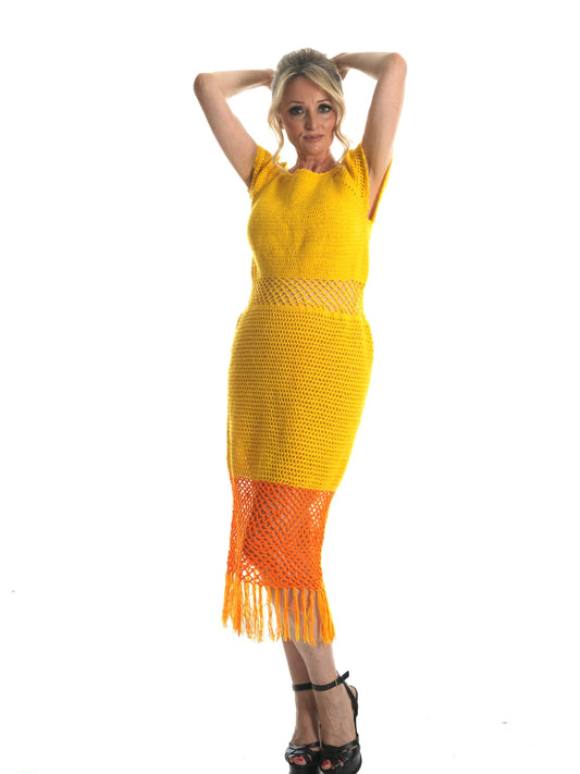 Golden Sunburst Crochet Set