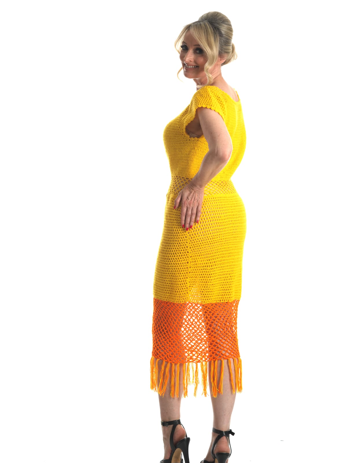 Golden Sunburst Crochet Set