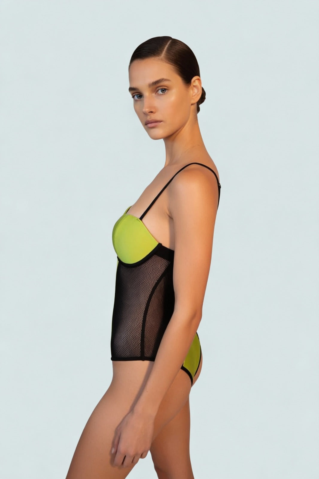 Maria Mesh One-Piece Swimsuit | Sharon Cole Designs