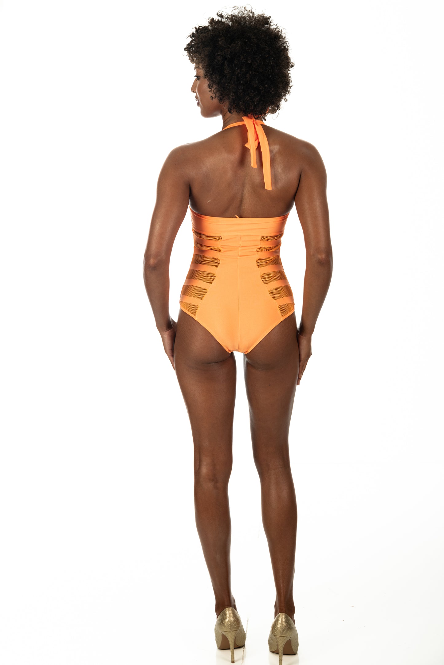 Jen Power Mesh One-Piece Swimsuit | Sharon Cole Designs