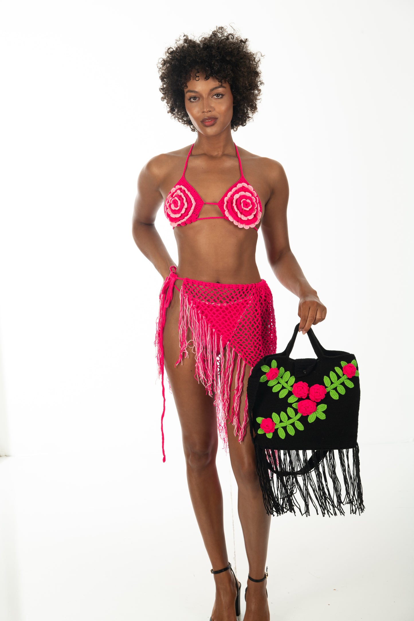 Hand Crochet Bohemian Tote Bag | Sharon Cole Designs