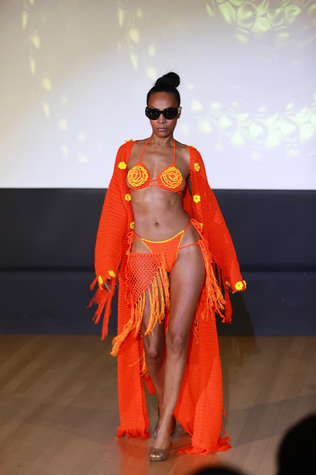 Sharon Coles Hand Crochet Bohemian Duster Coats.