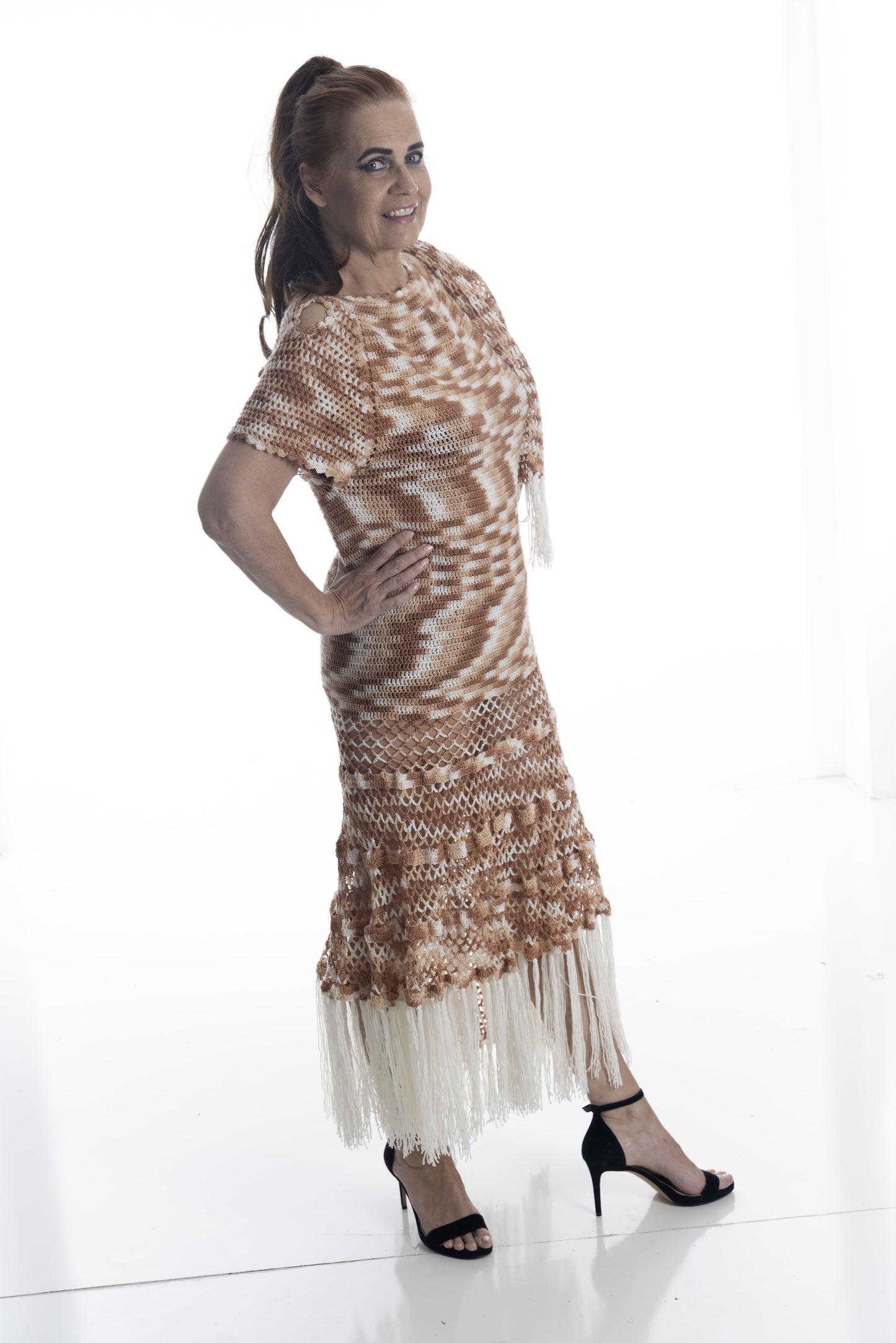 Sahara Sands Crochet Dress