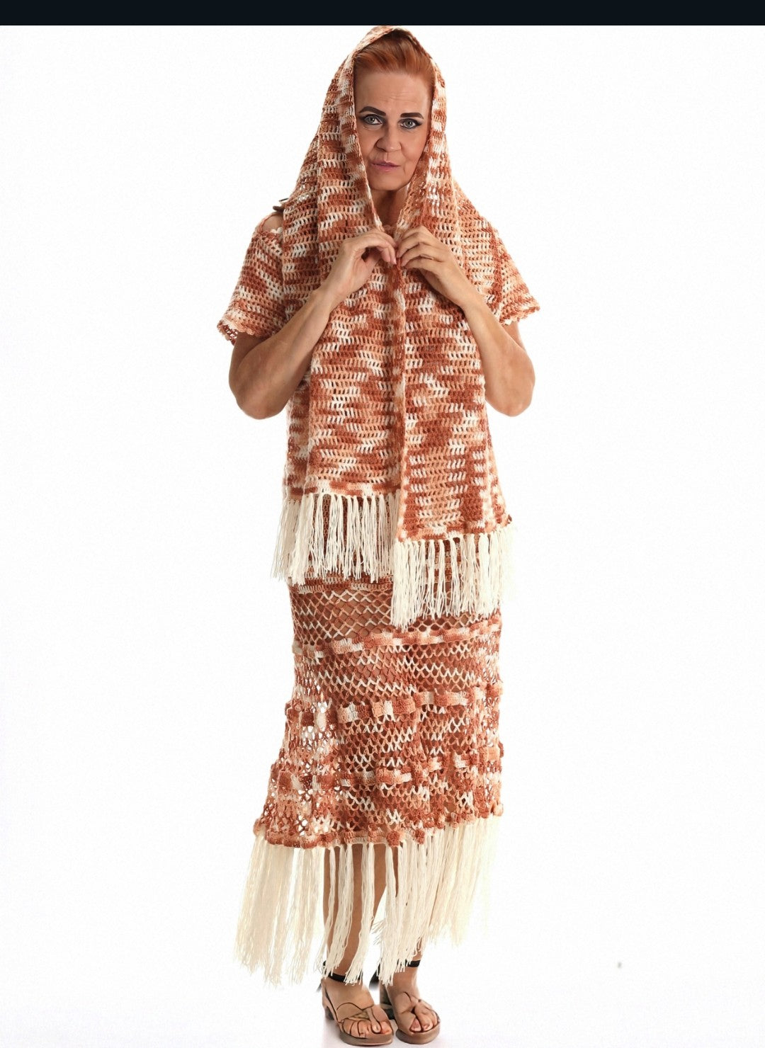 Sahara Sands Crochet Dress