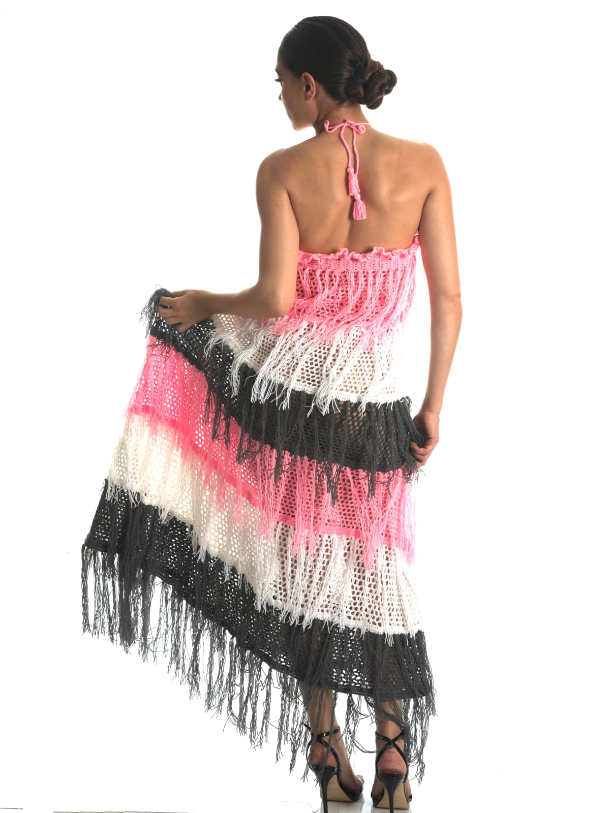 Sunrise Bloom Crochet Maxi Dress | Sharon Cole Designs