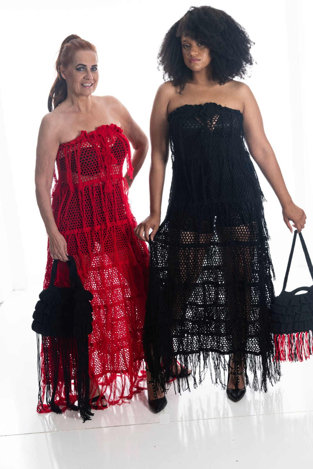 Ebony Ember Crochet Dress