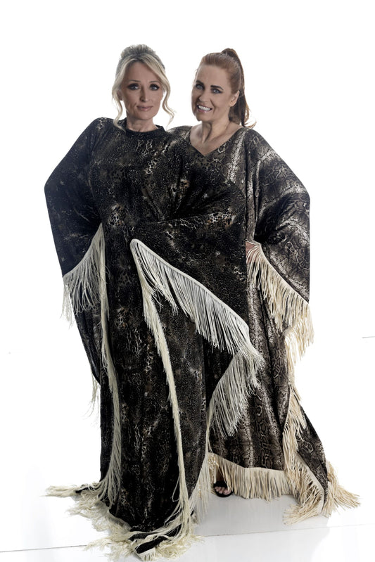 Obsidian Majesty Fringe Dress