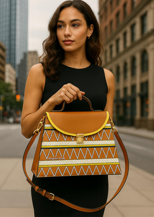 Earthsong Genuine Leather Handbag | Sharon Cole Designs