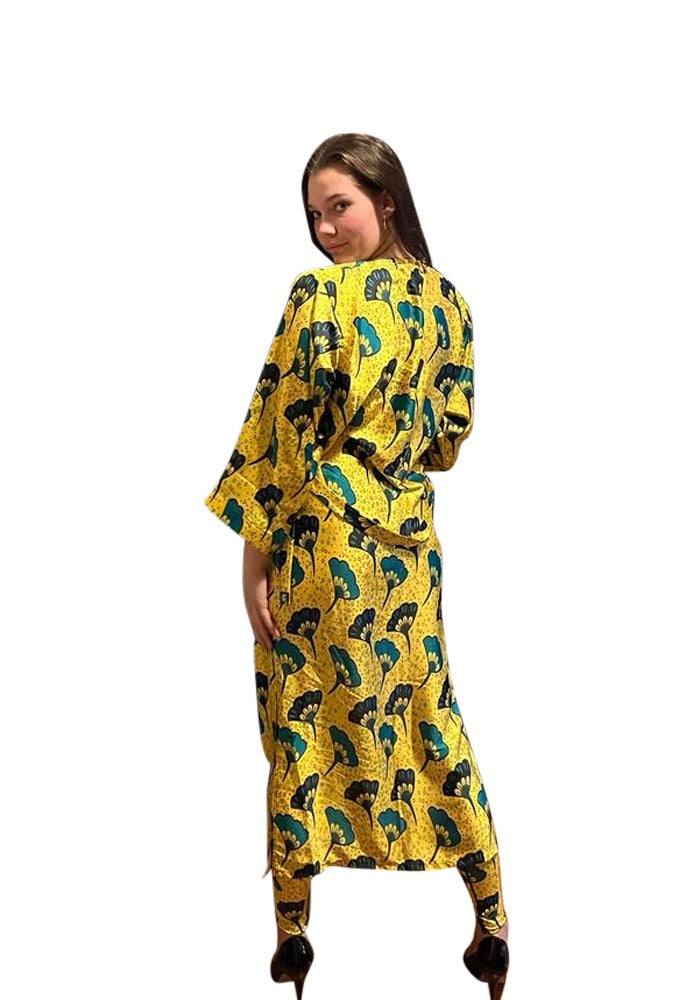 Sumaya-D-Yellow ethnic Print image 2