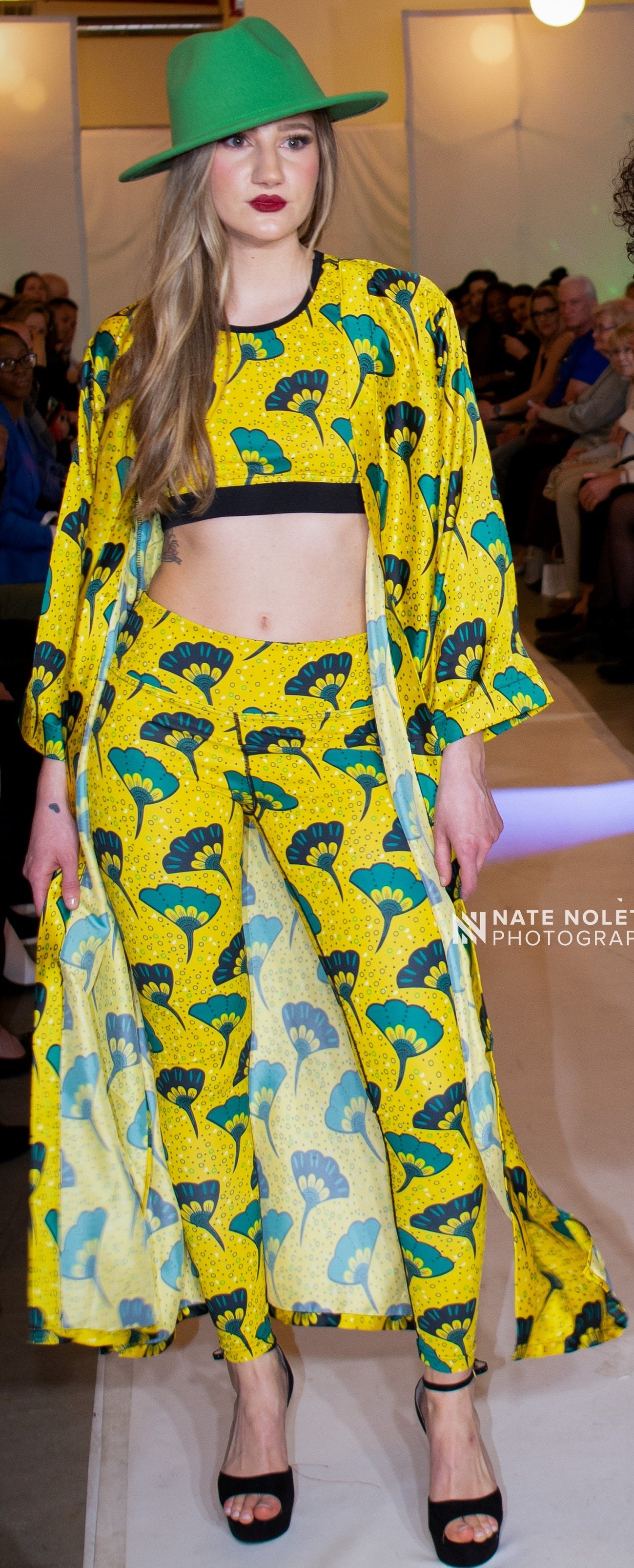 Sumaya-D-Yellow ethnic Print image 0