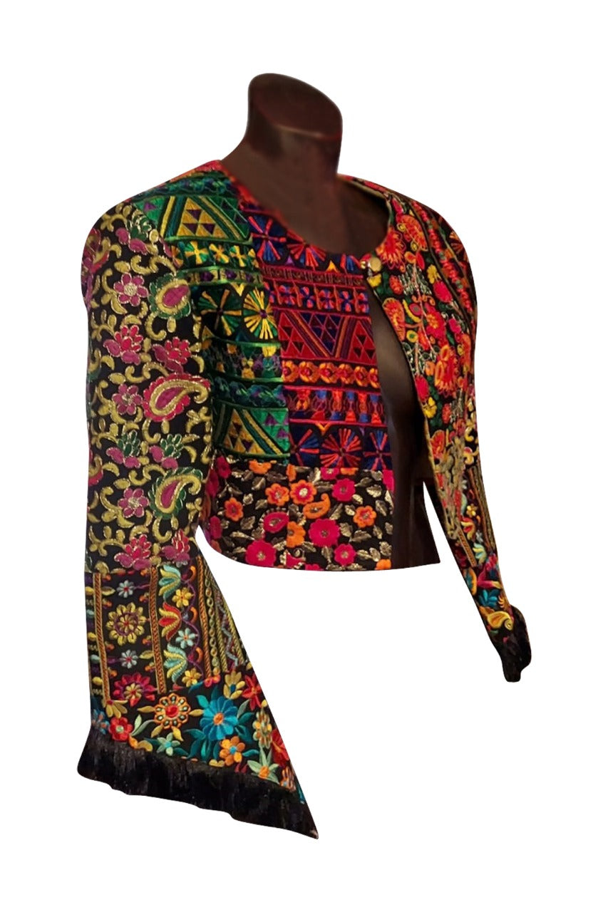 Embroidery Cropped Jacket image 4