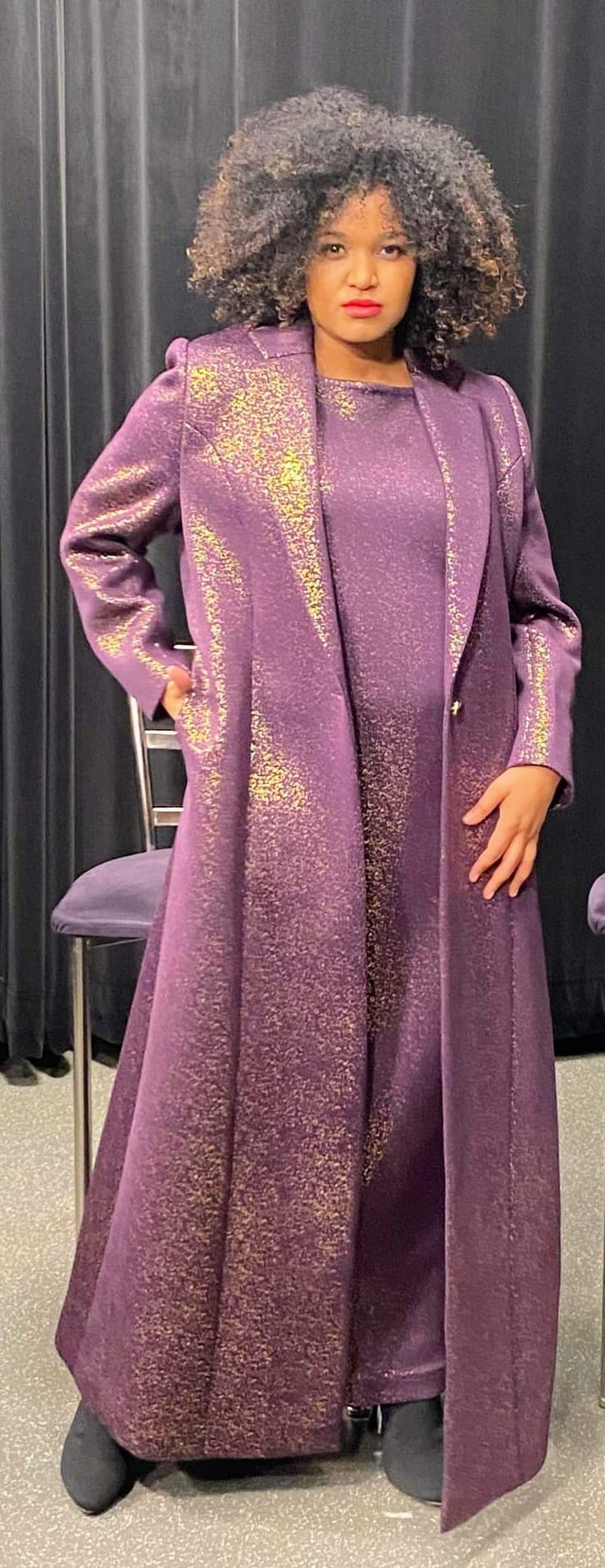 Neoprene Trench Coat image 0