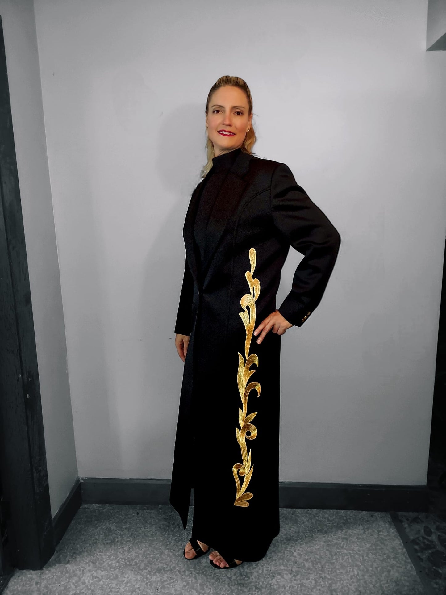 Neoprene Trench Coat image 7