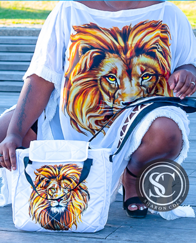 Lion Head Tote Bag image 2