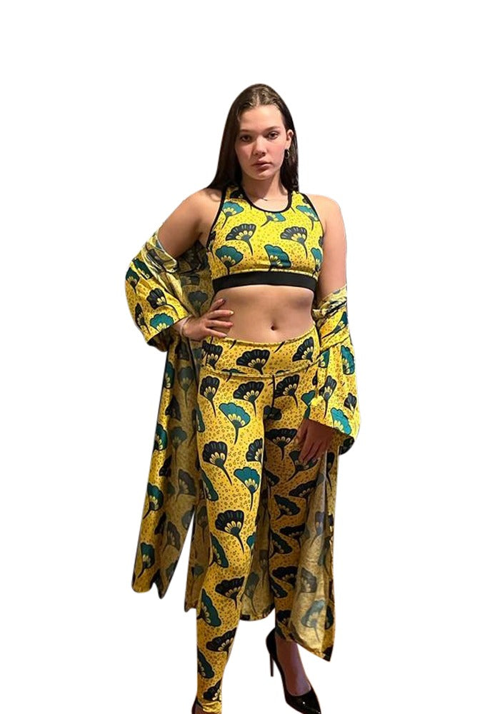 Sumaya-D-Yellow ethnic Print image 4