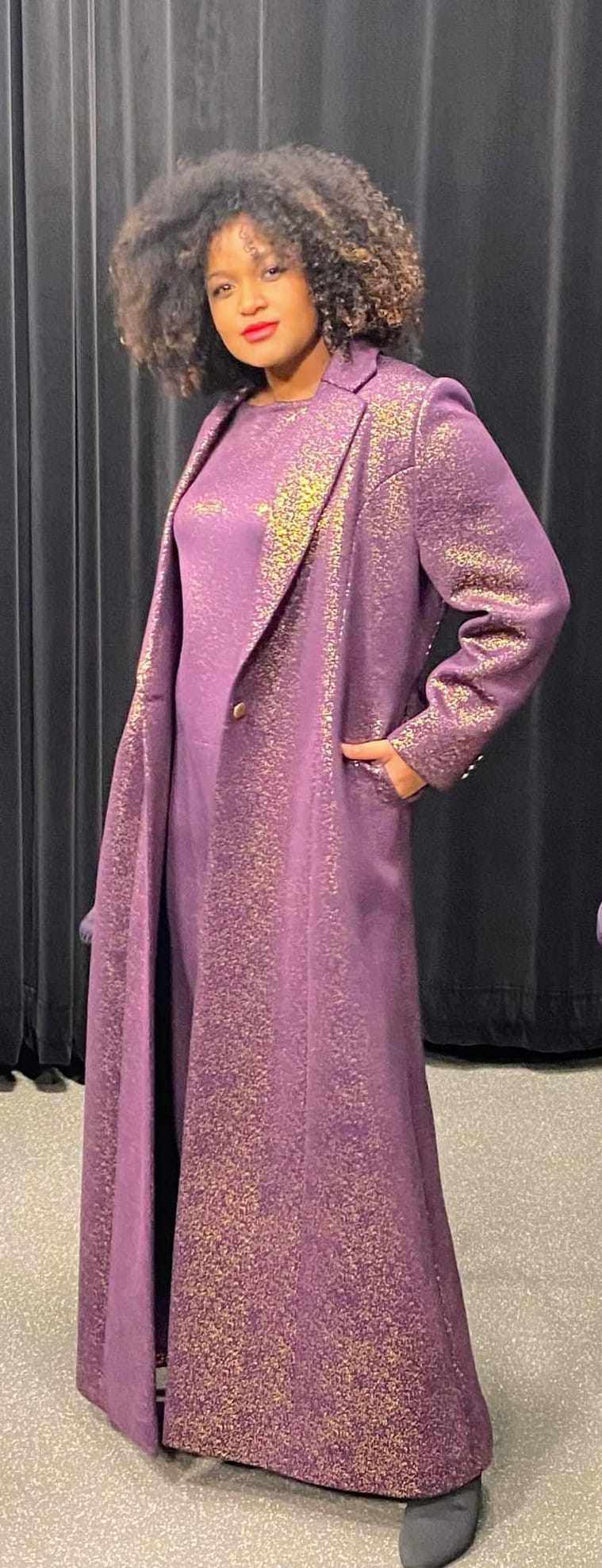 Neoprene Trench Coat image 2