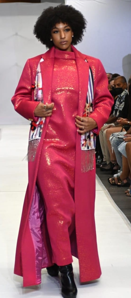 Neoprene Trench Coat image 3